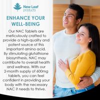  New Leaf NAC (N-Acetyl L-Cysteine)